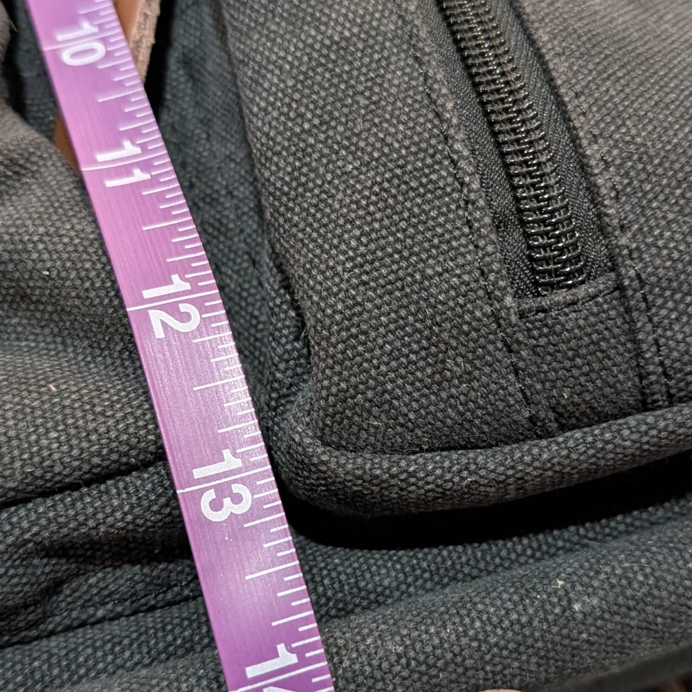 CoolBell Convertible Backpack Messenger Charcoal Gray Canvas Men's Laptop Bag